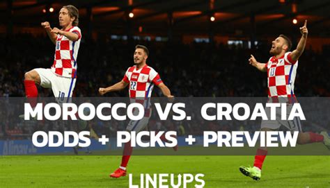 Morocco vs Croatia Odds .